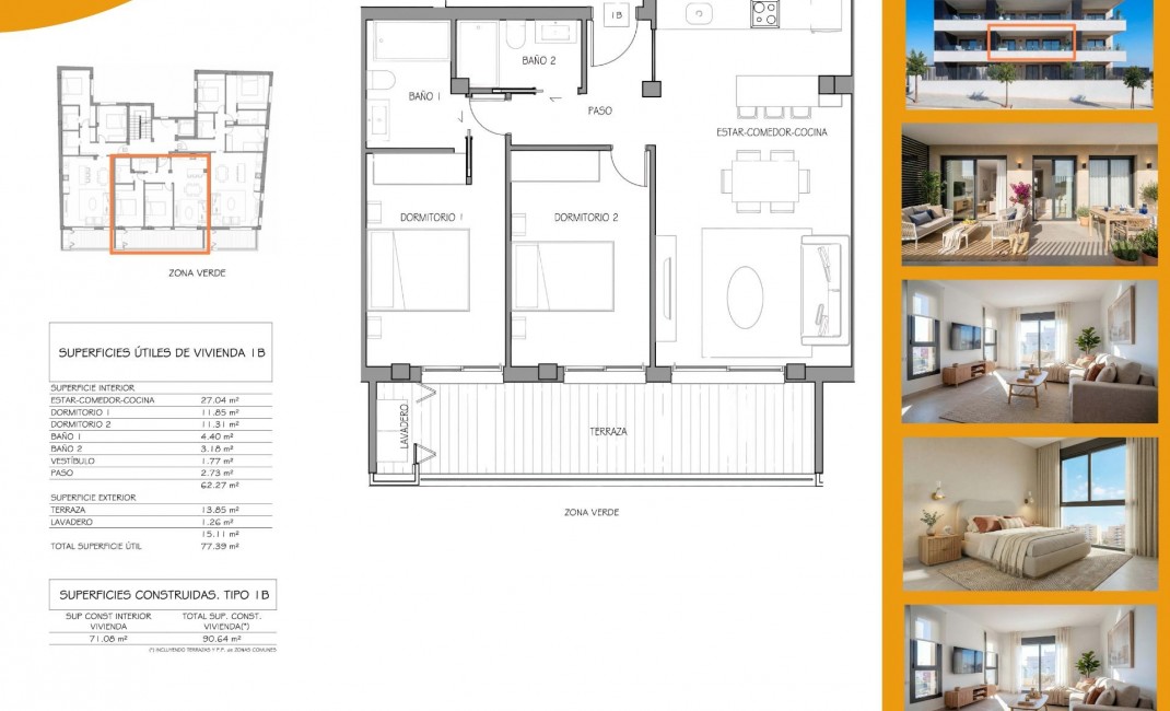 Nouvelle construction - Apartement - Alhama de Murcia