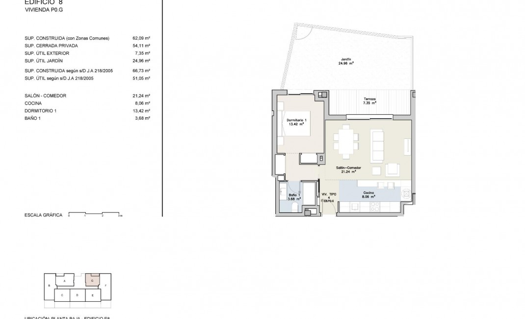 New Build - Ground floor apartment - Casares